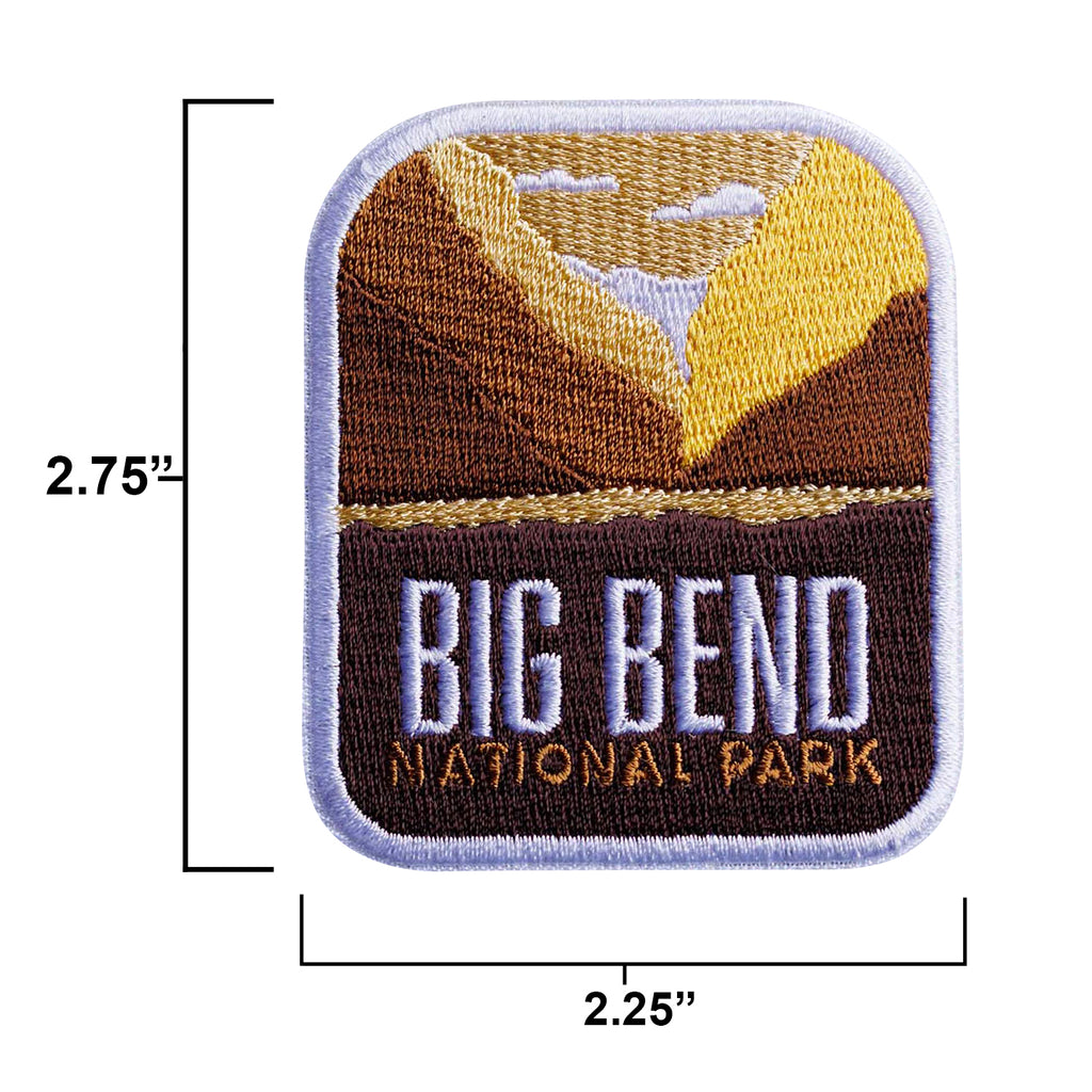 Big Bend patch size information