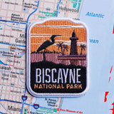Biscayne patch on a map background