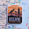 Biscayne patch on a map background