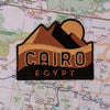 Cairo patch on a map background