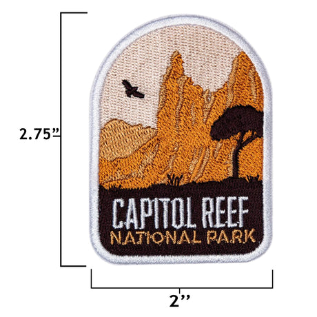 Capitol Reef patch size information