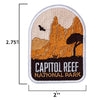 Capitol Reef patch size information