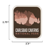 Carlsbad sticker size information