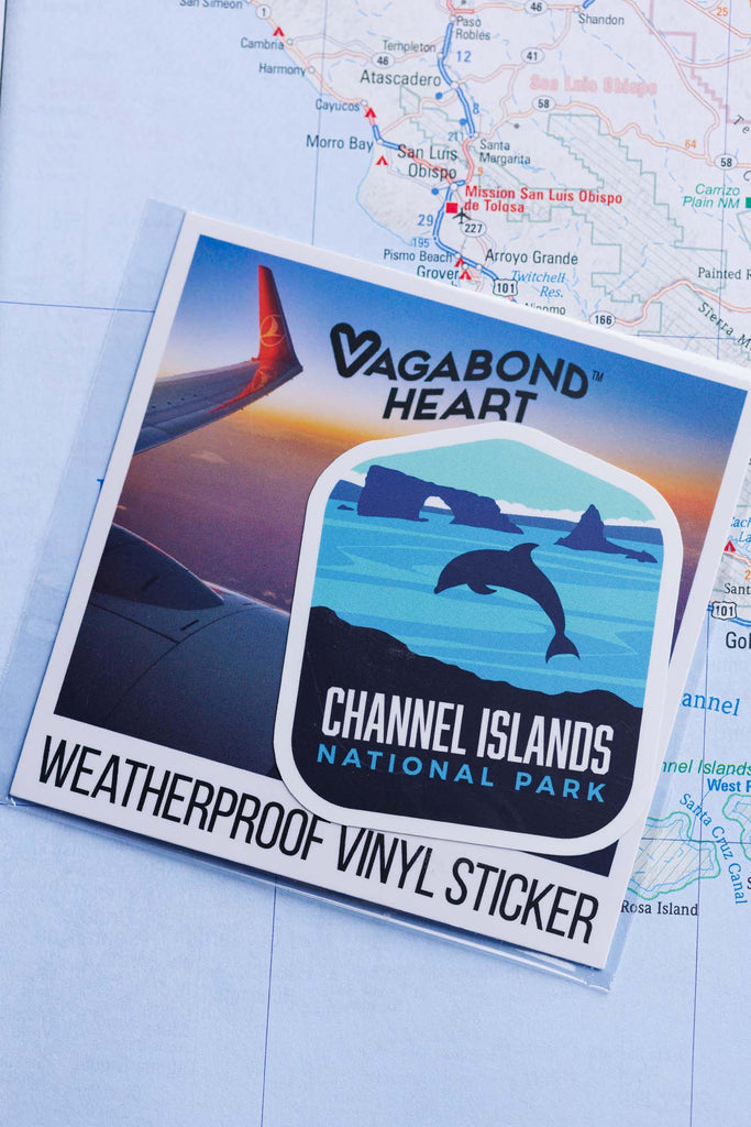 Channel Islands weatherproof vinyl Sticker