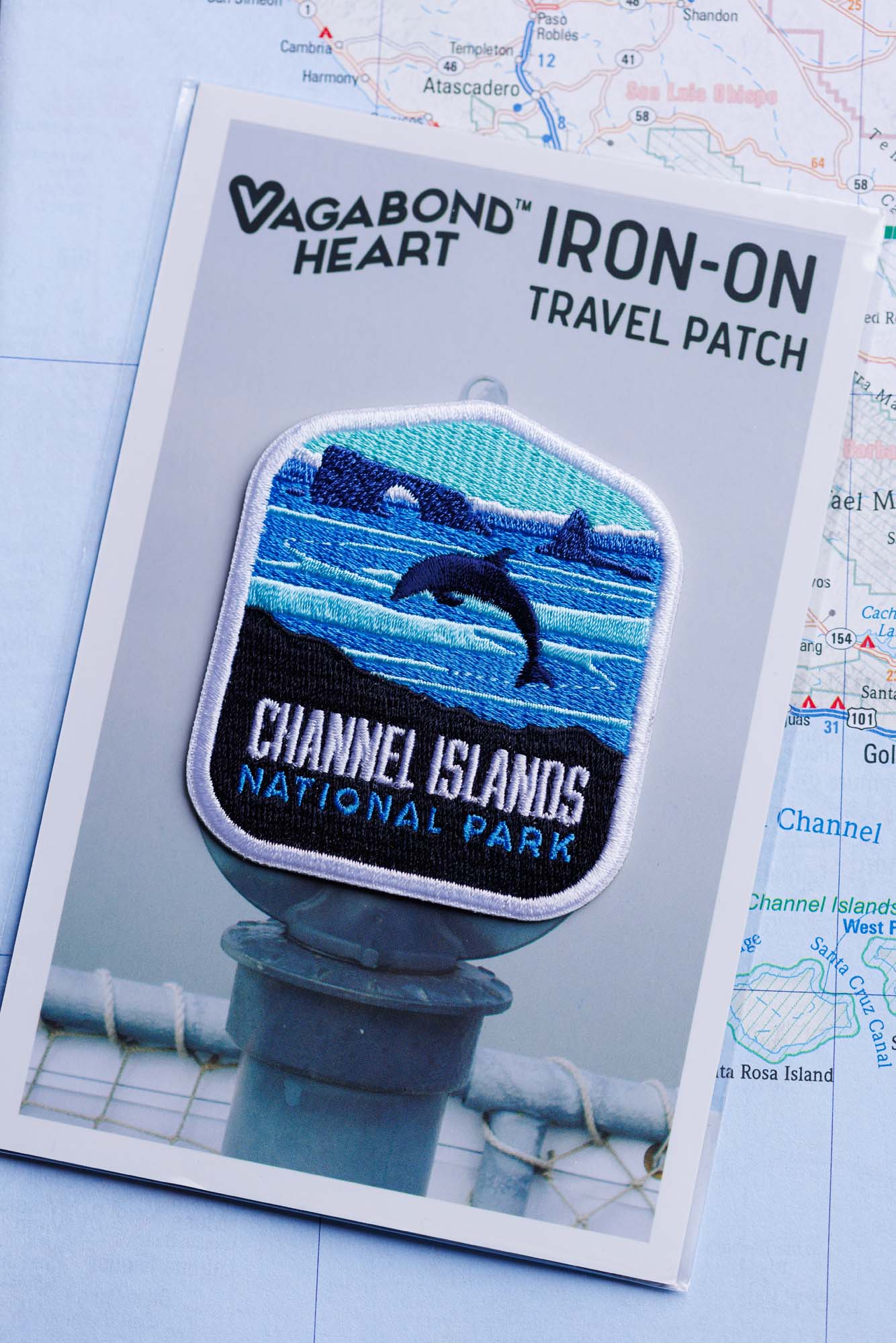 Channel Islands patch with high quality backing card