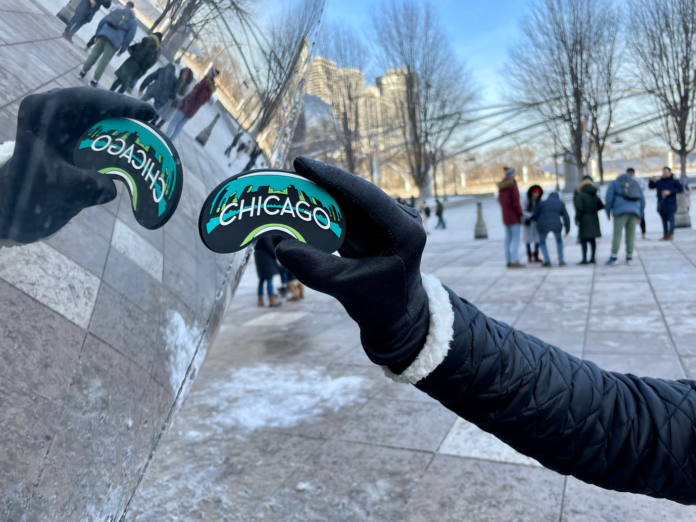 Chicago PVC Fridge Magnet