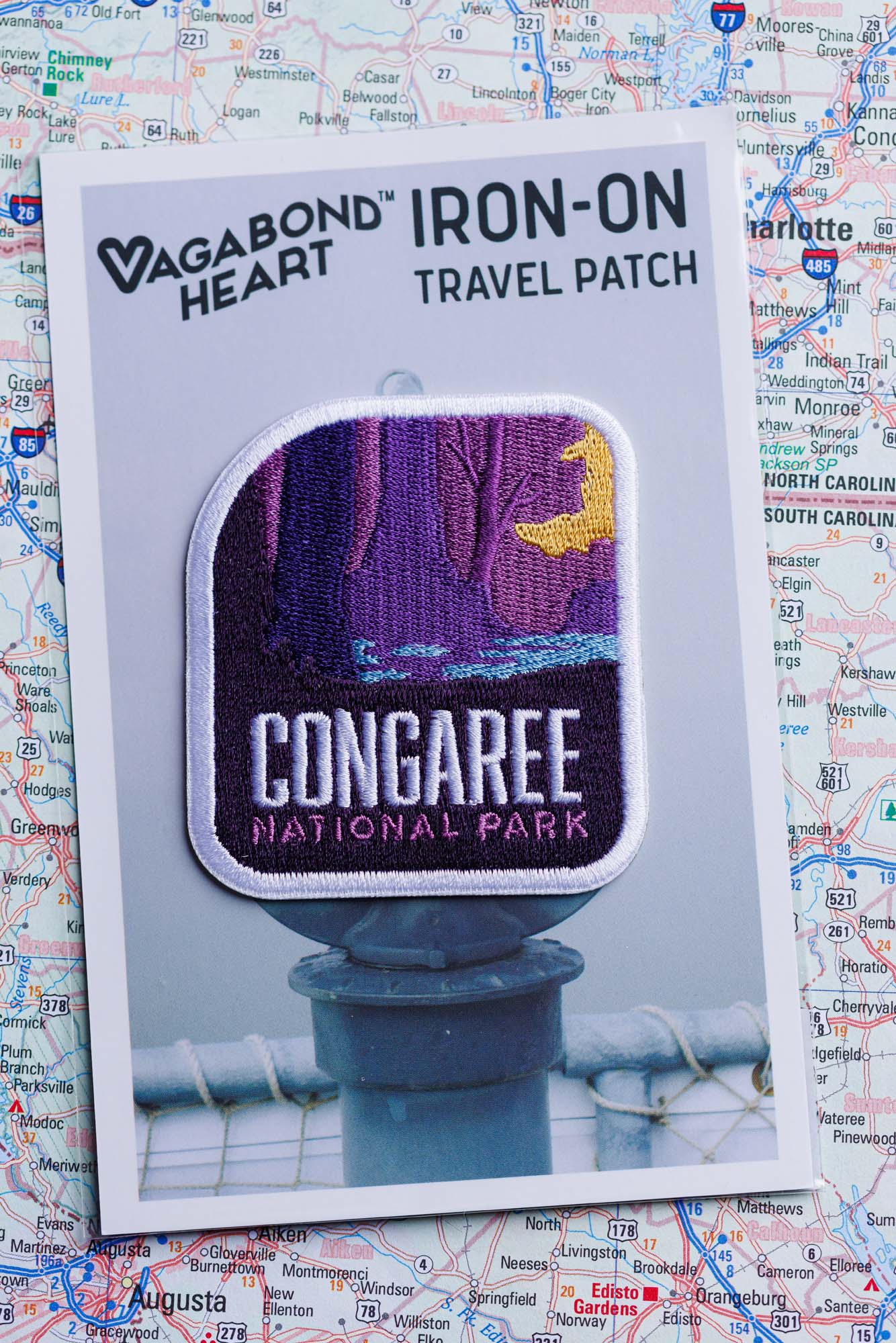 Congaree patch with high quality backing card