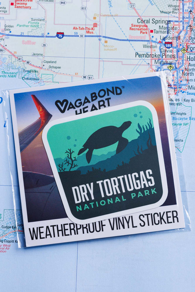 Dry Tortugas weatherproof vinyl sticker