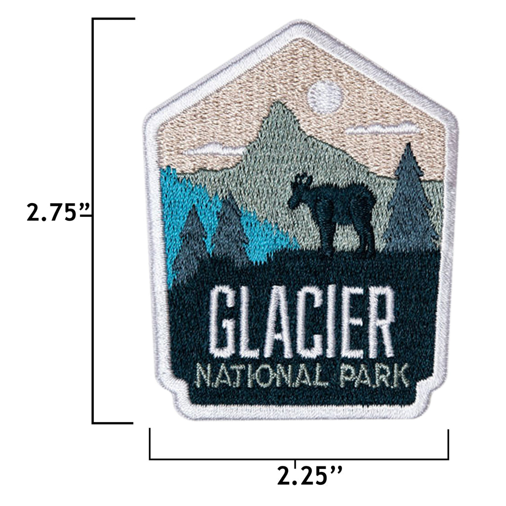 Glacier patch size information