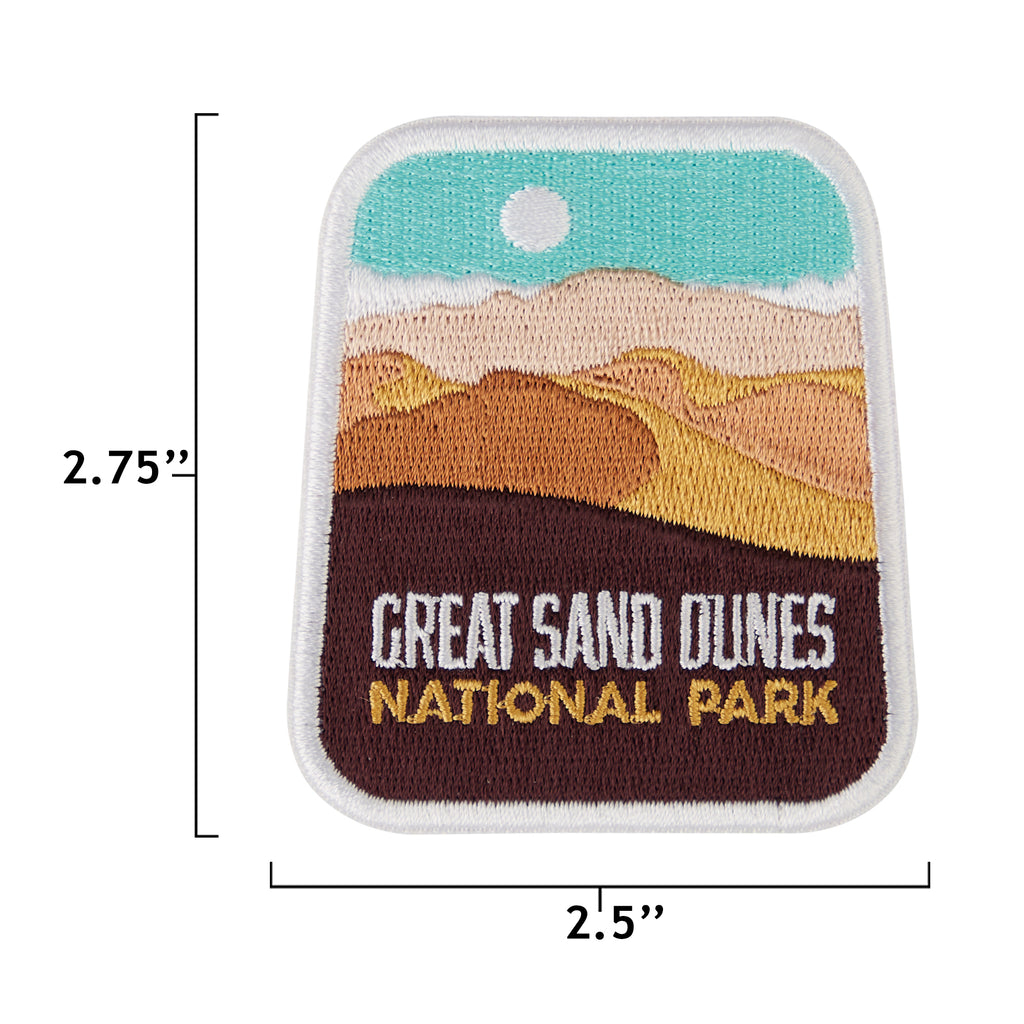 Great Sand Dunes Patch size information