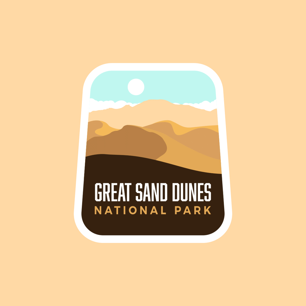 vagabond heart great sand dunes sticker