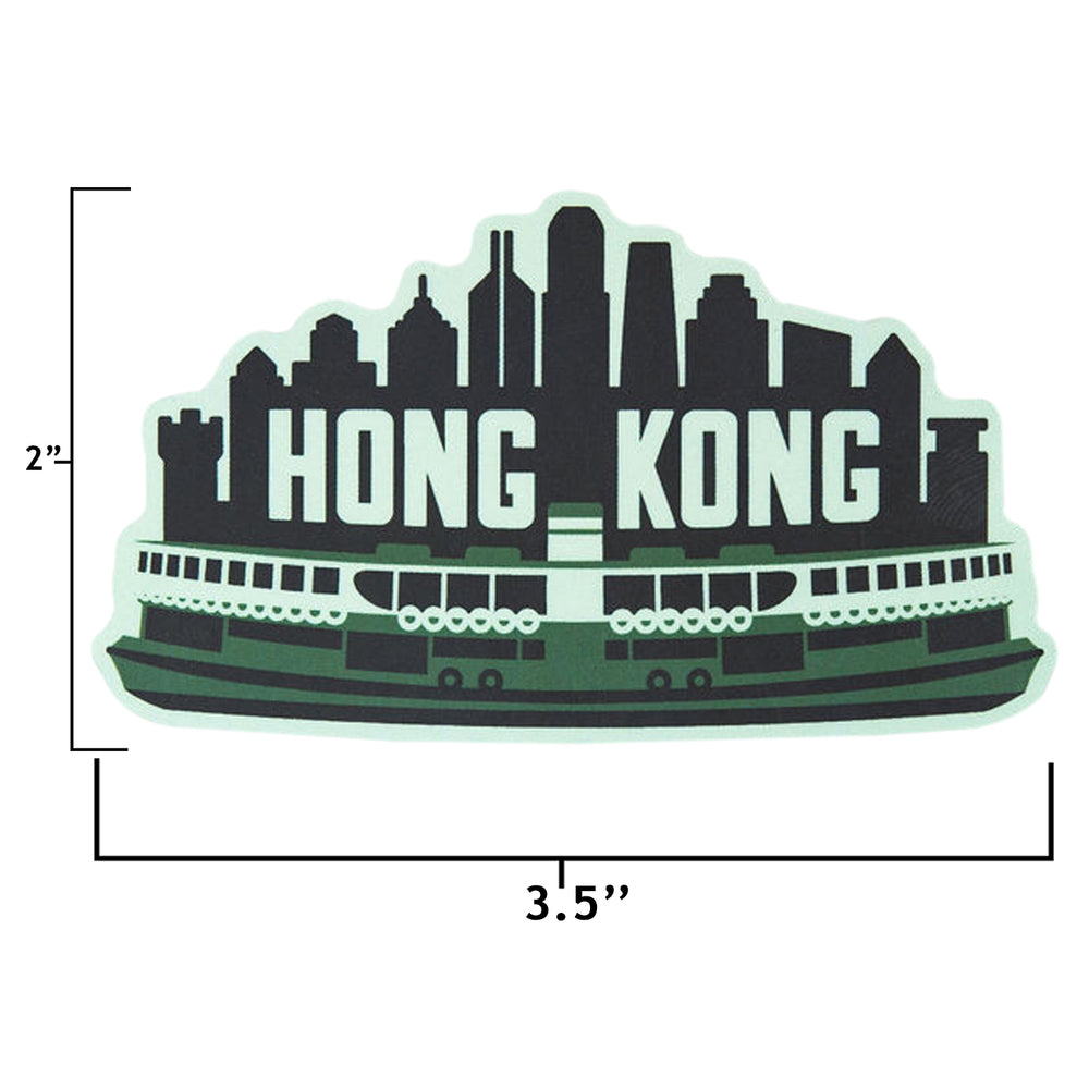 Hong Kong sticker size information