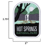 Hot Springs Patch size information