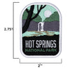 Hot Springs Patch size information