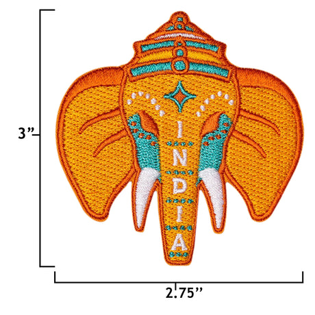 India Patch size information