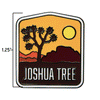 Joshua Tree pin size information