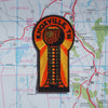 Knoxville patch on a map background