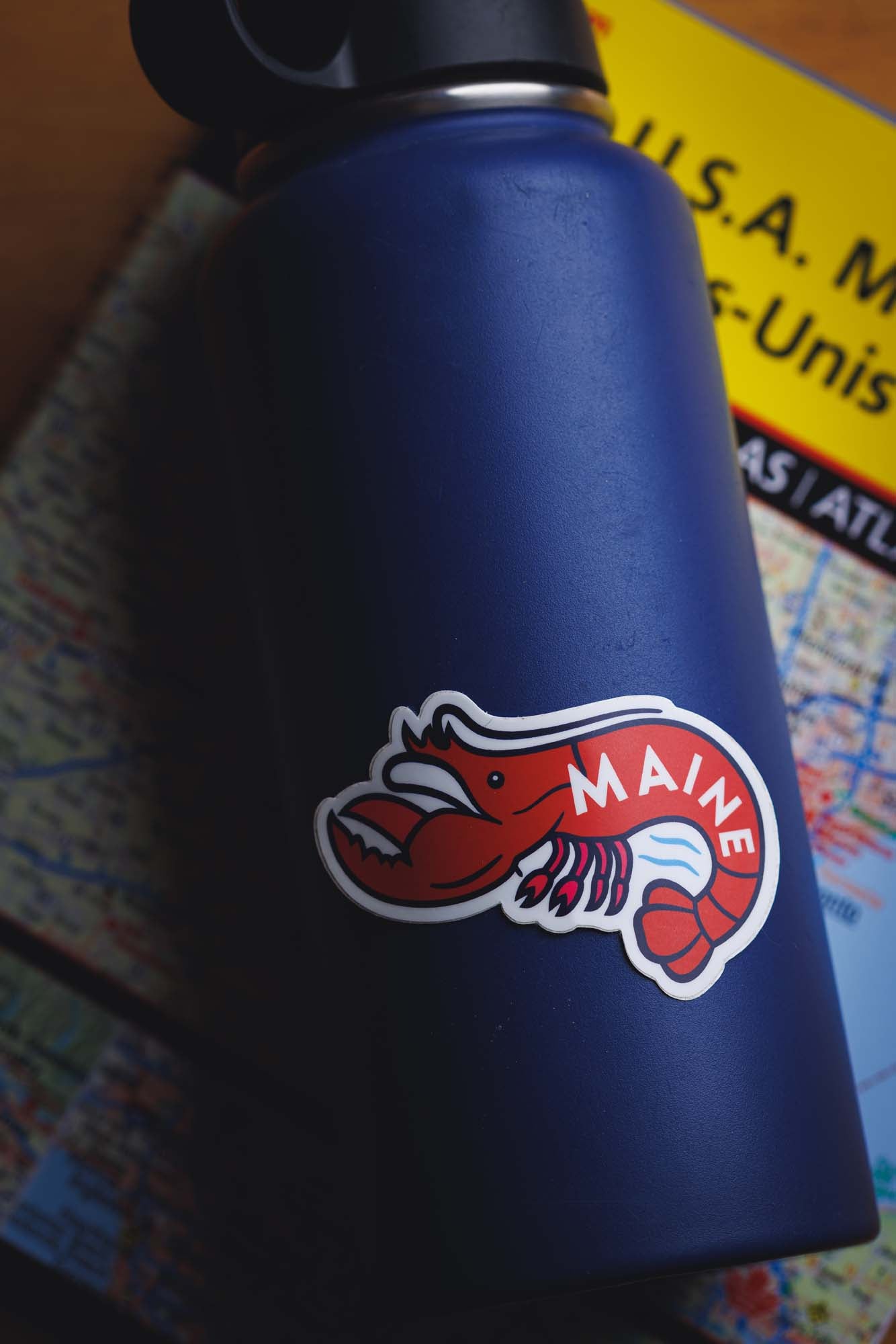 sticker on a tumbler