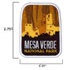 Mesa Verde Patch size information
