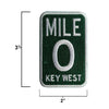 KeyWest Mile 0 patch size information'