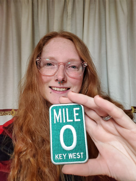 actual photo of vagabond heart key west mile 0 patch