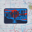 Montreal patch on a map background