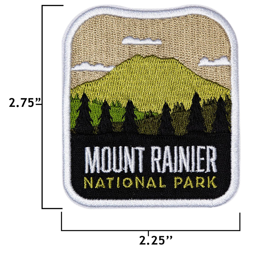 Mount Rainier patch size information