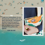 Miami Florida Enamel Pin