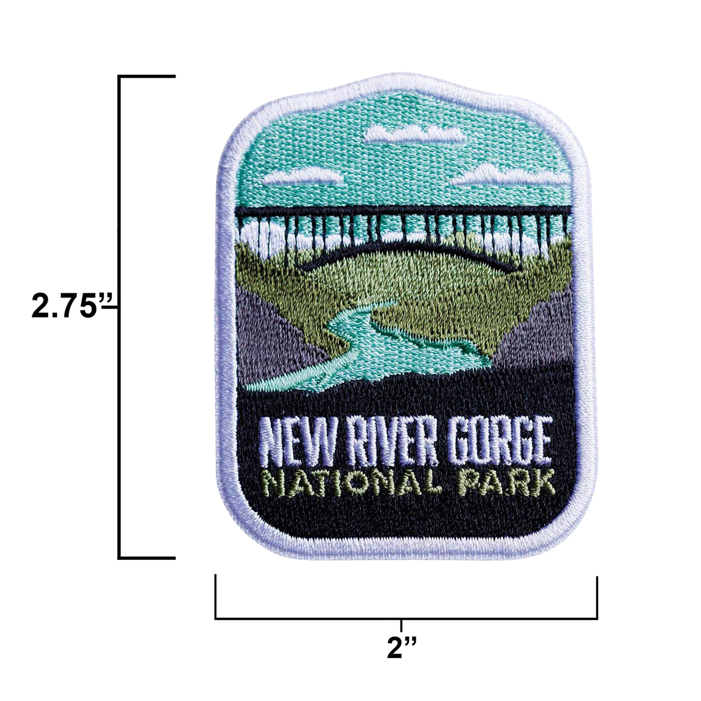 New River Gorge patch size information