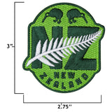 New Zealand Patch size information