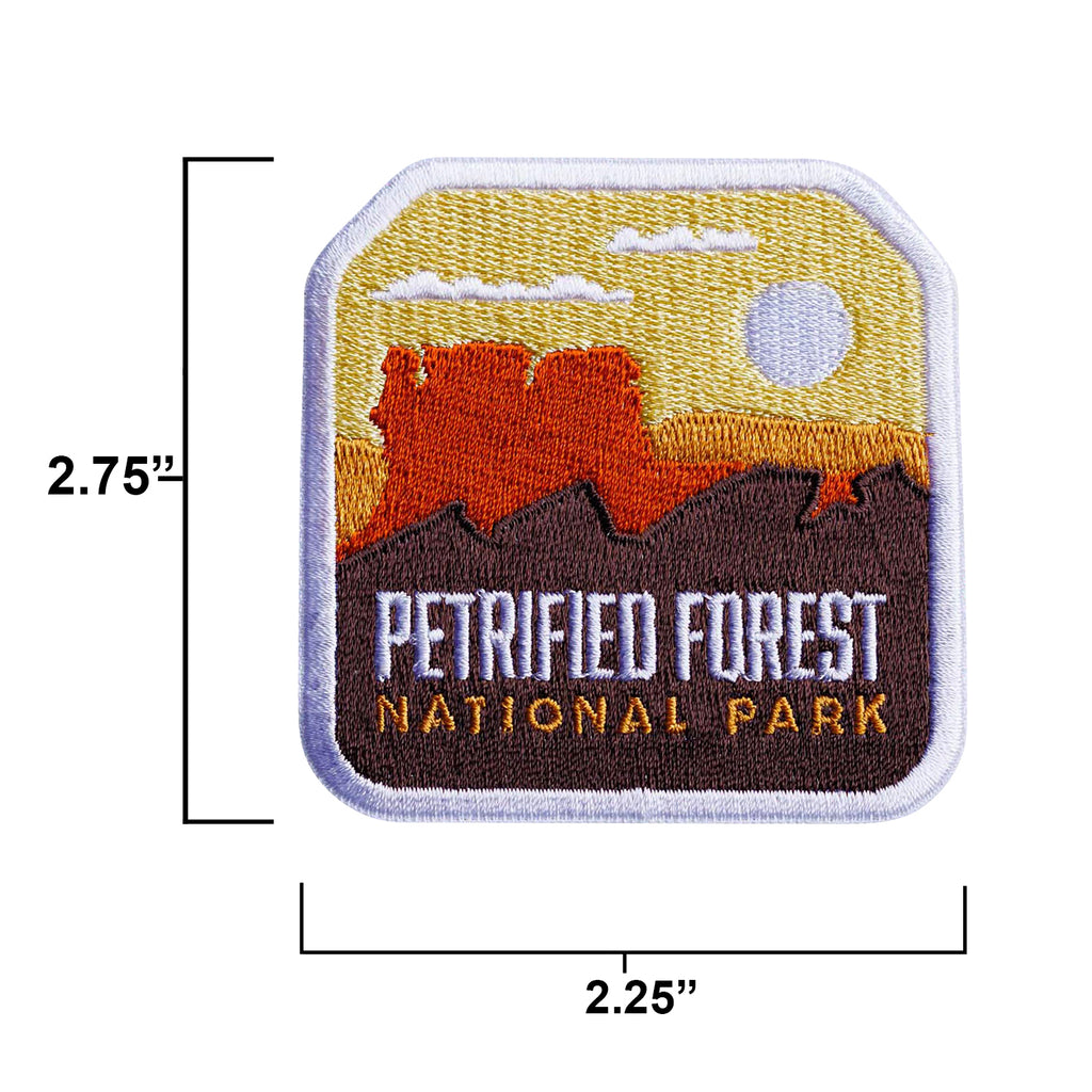 Petrified Forest patch size information