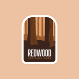 Vagabond Heart Redwood National Park Sticker