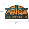 Rio De Janeiro sticker size information