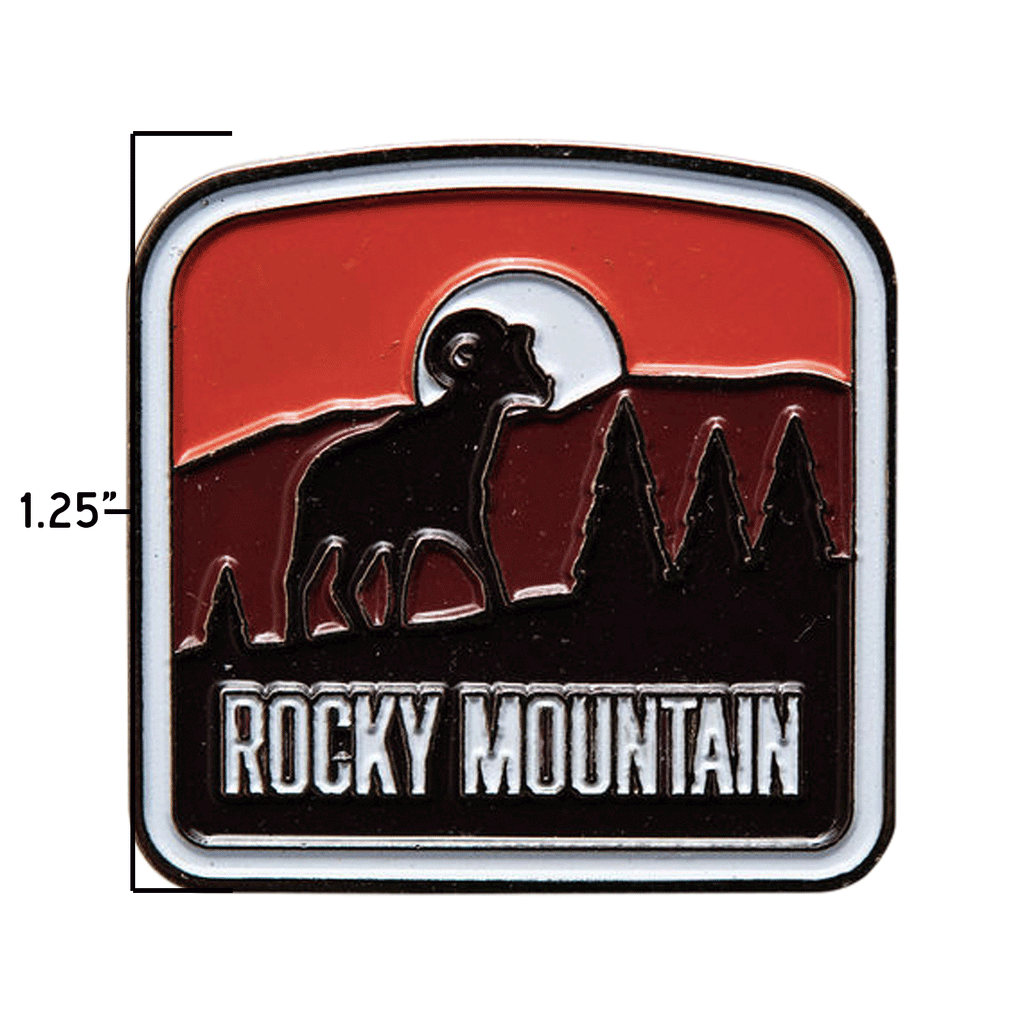 Rocky Mountain Pin size information