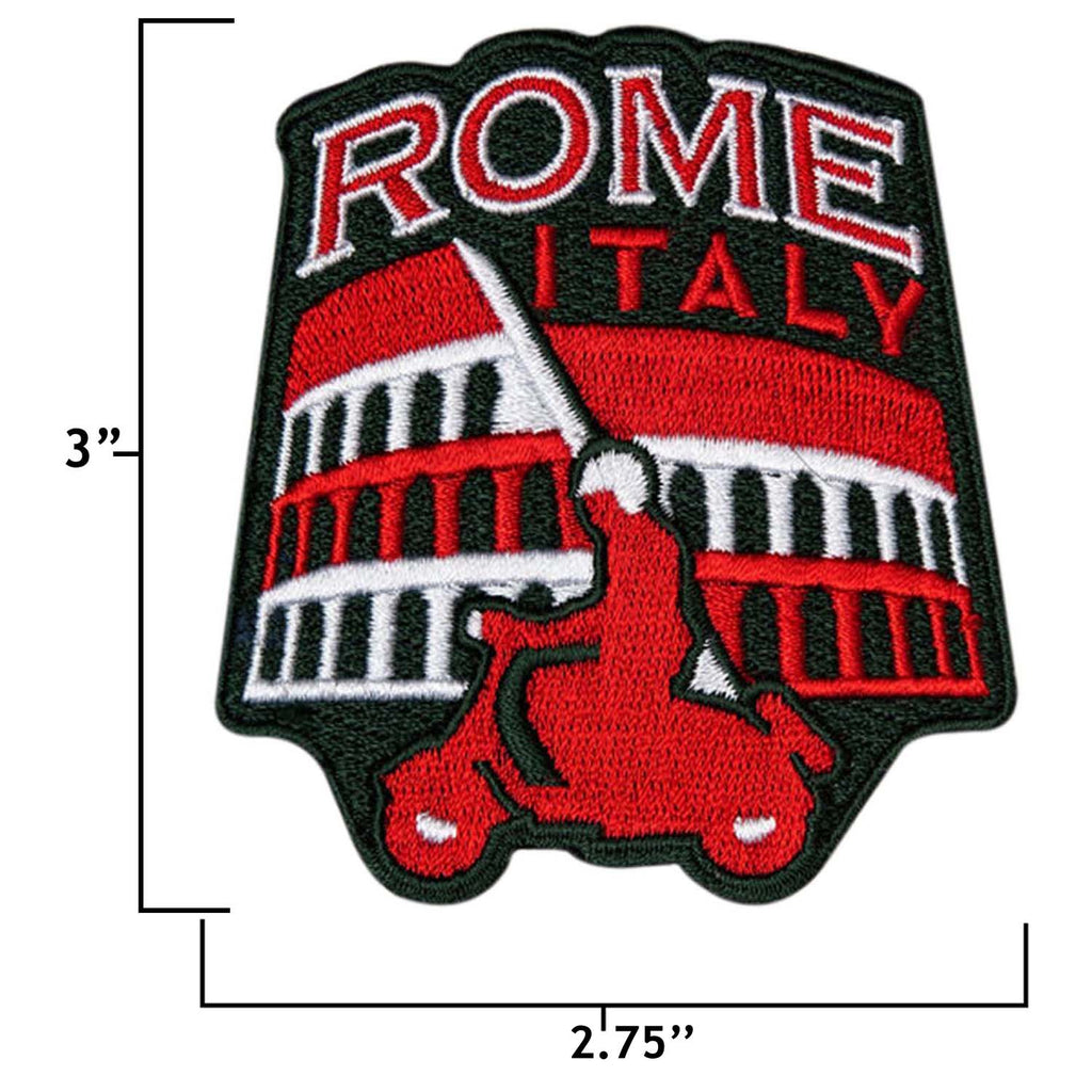 Rome Italy Patch size information