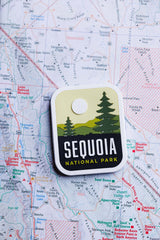 Sequoia National Park PVC Fridge Magnet vagabond heart