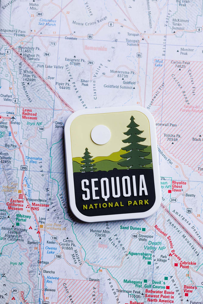 Sequoia National Park PVC Fridge Magnet vagabond heart