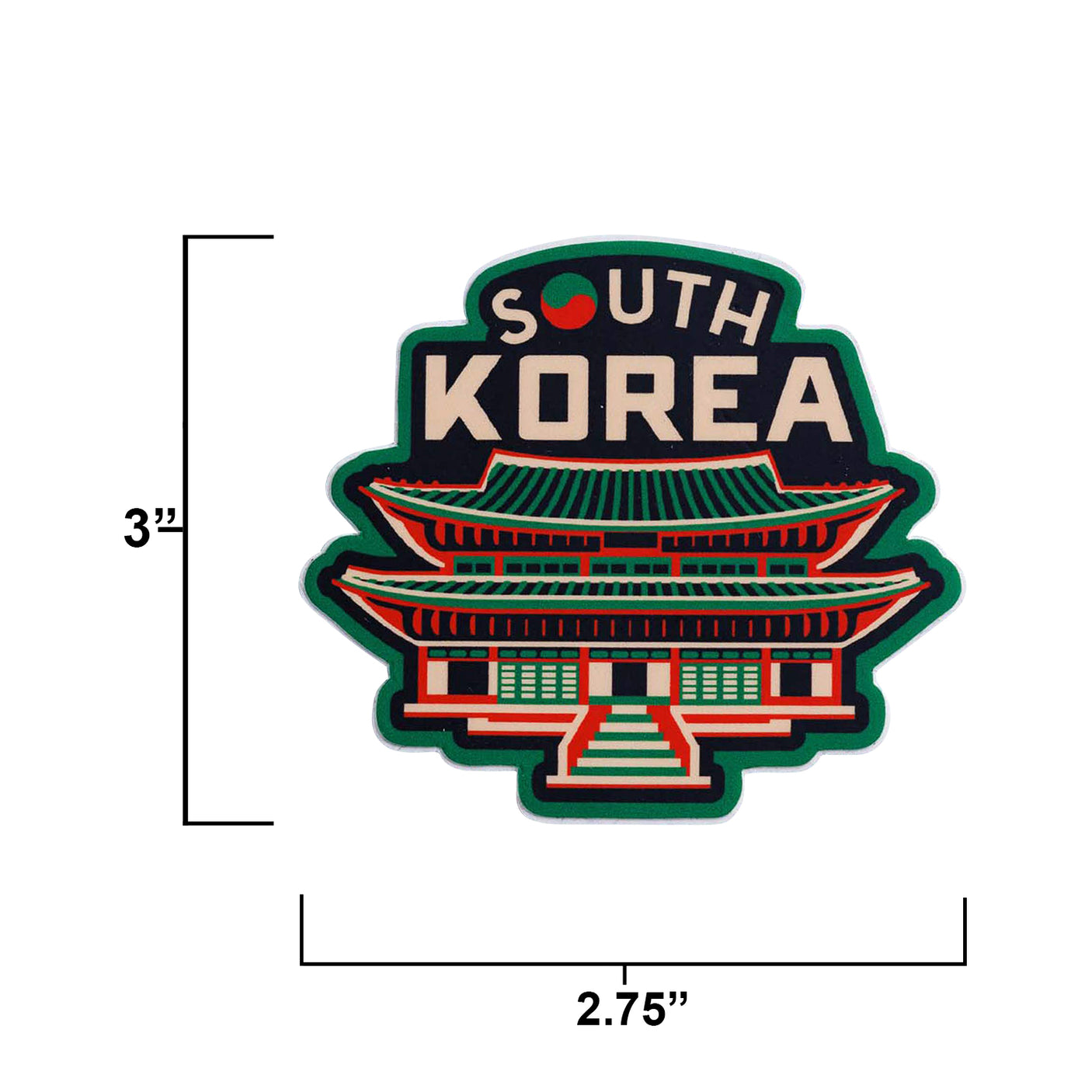 South Korea Sticker