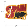 Spain Sticker size information