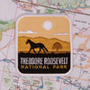 Theodore Roosevelt patch on a map background