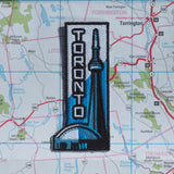 Toronto patch on a map background