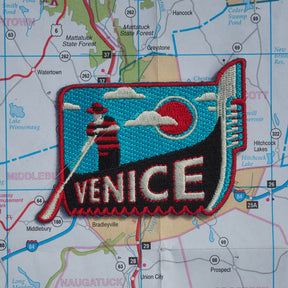 Venice patch on a map background