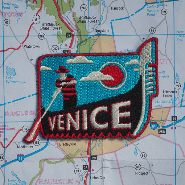 Venice patch on a map background