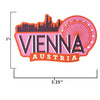 Vienna sticker size information