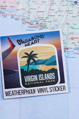 Virgin Islands weatherproof vinyl sticker
