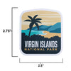 Virgin Islands sticker size information