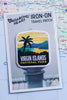 Virgin Islands patch with high quality backing card