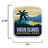Virgin Islands patch size information