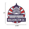 Washington DC fridge magnet size information