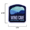 Wind Cave patch size information